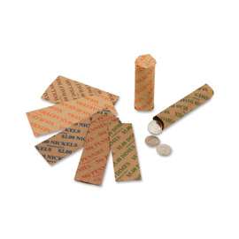 Iconex Color-coded Flat Coin Wrappers
