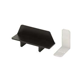 Prime-Line R 7086 Drawer Track Guide Kit, Plastic, Black