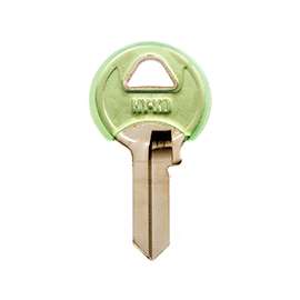 HY-KO 13005M1PDM Key Blank, Brass, Nickel, For: Master Cabinet, House Locks and Padlocks