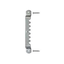 OOK 50203 Sawtooth Hanger, 20 lb, Steel, Brushed Nickel