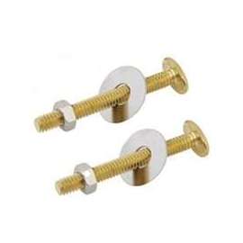 ProSource Bolt Set, Brass, For: Use to Attach Toilet to Flange