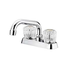 Boston Harbor FL010003CP Laundry Faucet, 2 gpm, 2-Faucet Handle, 3-Faucet Hole, Metal/Plastic, Chrome Plated