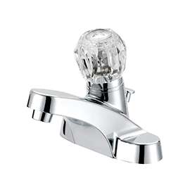 Boston Harbor F4510042CP Lavatory Faucet, 1.2 gpm, 1-Faucet Handle, 3-Faucet Hole, Metal/Plastic, Chrome Plated