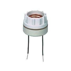 Eaton Wiring Devices 609-BOX Lamp Holder, 250 VAC, 660 W, Porcelain Housing Material, White