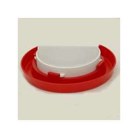 FORTEX-FORTIFLEX 1GFB Chick Waterer Base, 11 in Dia, 1-3/8 in H