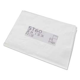 ST-Super Tuff Trash Bags, 30 gal, 0.72 mil, 30" x 36", White, 200/Carton