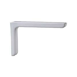 ProSource 25226PHL-PS Designer Shelf Bracket, 132 lb/Pair, 10 in L, 5-3/4 in H, Steel, White