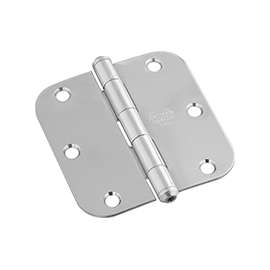National Hardware N830-269 Door Hinge, Stainless Steel, Zinc, Non-Rising, Removable Pin, Full-Mortise Mounting, 55 lb
