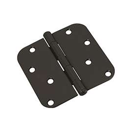 National Hardware N830-197 Door Hinge, Steel, Oil-Rubbed Bronze, Non-Rising, Removable Pin, Full-Mortise Mounting, 50 lb