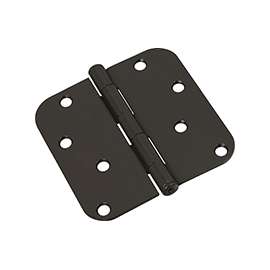 National Hardware N830-198 Door Hinge, Steel, Oil-Rubbed Bronze, Non-Rising, Removable Pin, Full-Mortise Mounting, 55 lb
