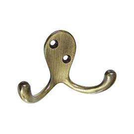 National Hardware SPB1430 Series N830-150 Robe Hook, Zinc, Antique Brass