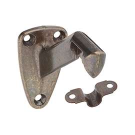 National Hardware N830-115 Heavy-Duty Handrail Bracket, 250 lb, Zinc, Antique Brass