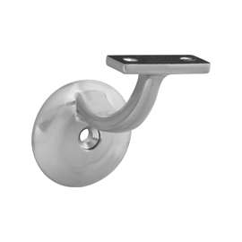 National Hardware N830-127 Handrail Bracket, 250 lb, Zinc, Satin Nickel
