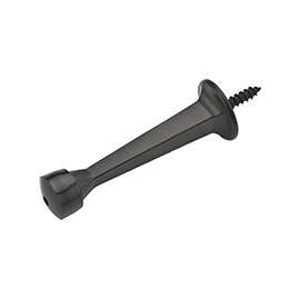 National Hardware N830-138 Door Stop, 3 in Projection, Die-Cast Zinc/Plastic/Rubber, Oil-Rubbed Bronze