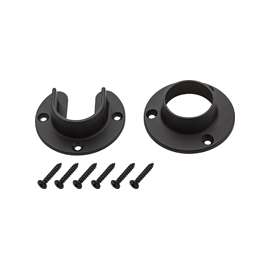 National Hardware V8600 S822-081 Closet Flange Set, Zinc, Oil-Rubbed Bronze