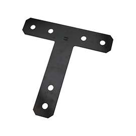 National Hardware 1162BC Series N266-473 T-Plate, 12 in L, 2-1/2 in W, 3/16 in Thick, Steel, Powder-Coated