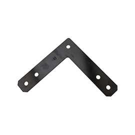 National Hardware 1177BC Series N266-475 Corner Brace, 12 in L, 2-1/2 in W, 12 in H, Steel, 3/16 Thick Material