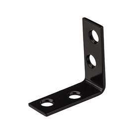 National Hardware 115BC Series N266-480 Corner Brace, 1-1/2 in L, 5/8 in W, Steel, 0.08 Thick Material