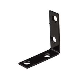 National Hardware 115BC Series N266-481 Corner Brace, 2 in L, 5/8 in W, Steel, 0.08 Thick Material