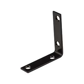 National Hardware 115BC Series N266-484 Corner Brace, 3-1/2 in L, 3/4 in W, Steel, 1/8 Thick Material