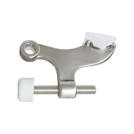 National Hardware N830-255 Hinge Pin Door Stop, Zinc, Satin Nickel