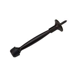 National Hardware N830-148 Door Stop, 4 in Projection, Steel, Oil-Rubbed Bronze