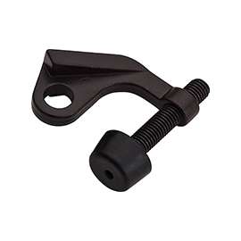 National Hardware N830-279 Hinge Pin Door Stop, 9/32 in Dia Base, Zinc, Oil-Rubbed Bronze