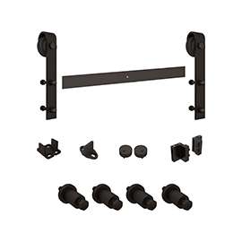 National Hardware N186-960 Decorative Sliding Door Hardware, Steel, Oil-Rubbed Bronze