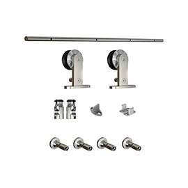 National Hardware N186-962 Decorative Sliding Door Hardware, Steel, Stainless Steel