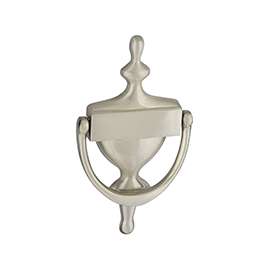 National Hardware V1914 Series N325-308 Door Knocker, Brass, Satin Nickel