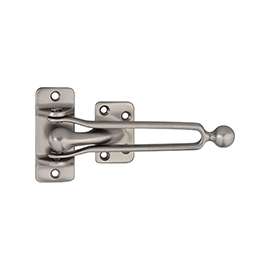 National Hardware V1928 Series N326-116 Door Security Guard, Brass, Pewter