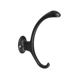 National Hardware V8008 Series N806-804 Garment Hook, 2-Hook, Zinc, Oil-Rubbed Bronze