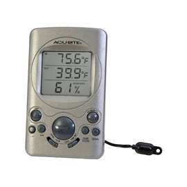 AcuRite 00219CA Thermometer with Sensor Probe, 2-1/2 in W x 1/2 in D x 4-1/2 in H Display, Digital, -58 to 158 deg F