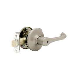 Kwikset 300DNL-15 Privacy Lever, Satin Nickel