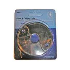 Plumb Pak PP101-1CP Floor and Ceiling Plate, 3-1/4 in W, Chrome