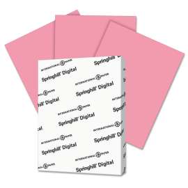 Digital Index Color Card Stock, 90lb, 8.5 x 11, Cherry, 250/Pack