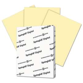 Digital Index Color Card Stock, 110lb, 8.5 x 11, Canary, 250/Pack