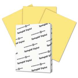 Digital Index Color Card Stock, 110lb, 8.5 x 11, Buff, 250/Pack