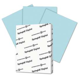 Digital Index Color Card Stock, 110lb, 8.5 x 11, Blue, 250/Pack