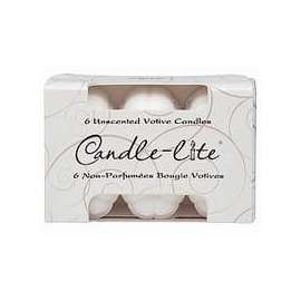 CANDLE-LITE 1601595 Votive Food Warmer Candle, White Candle, 10 hr Burning