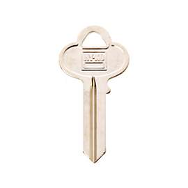 HY-KO 11010CO5 Key Blank, Brass, Nickel, For: Corbin Russwin Cabinet, House Locks and Padlocks