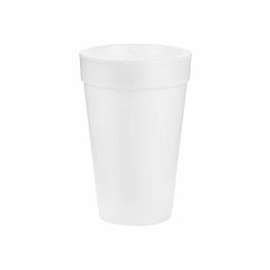 Foam Cups, 16 oz, White