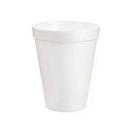 Foam Cups, 8 oz, White