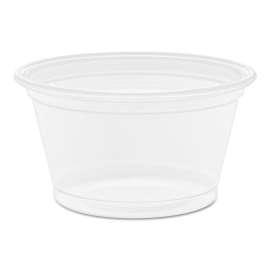 Conex Complements Translucent Portion Container, .75oz, Round, 125/PK, 20 PK/CT