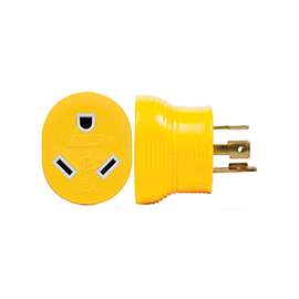 PowerGrip 55338 Adapter, 30 A Female, 30 A Male, 125 V, Male, Female