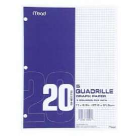 20CT WHT Graph Paper