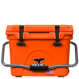 ORCA ORCBZO020 Cooler, 20 qt Capacity, Blaze Orange, Up to 10 days Ice Retention