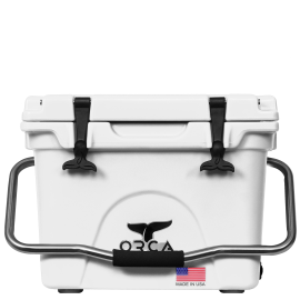 ORCA ORCW020 Cooler, 20 qt Capacity, White, Up to 10 days Ice Retention