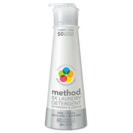 8X Laundry Detergent, Free & Clear, 20 oz Bottle