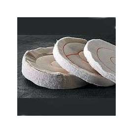Dico 527-36-6 Buffing Wheel, 6 in Dia, 1/2 in Thick, Cotton